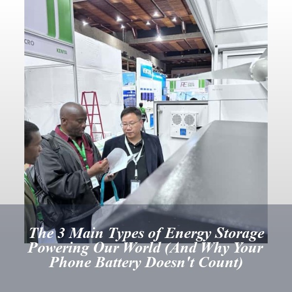 The 3 Main Types of Energy Storage Powering Our World (And Why Your Phone Battery Doesn't Count)